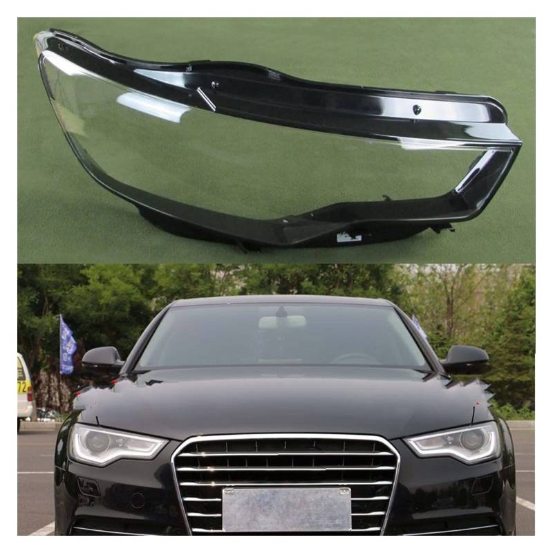 Auto Shell Scheinwerferabdeckung Ersatz Scheinwerfer-Abdeckung Lampenhülle Scheinwerfer Transparente Lampenschirmlinse Für Audi A6 C7 2012 2013 2014 2015 Scheinwerferabdeckung Auto Ersatz von LZLWL