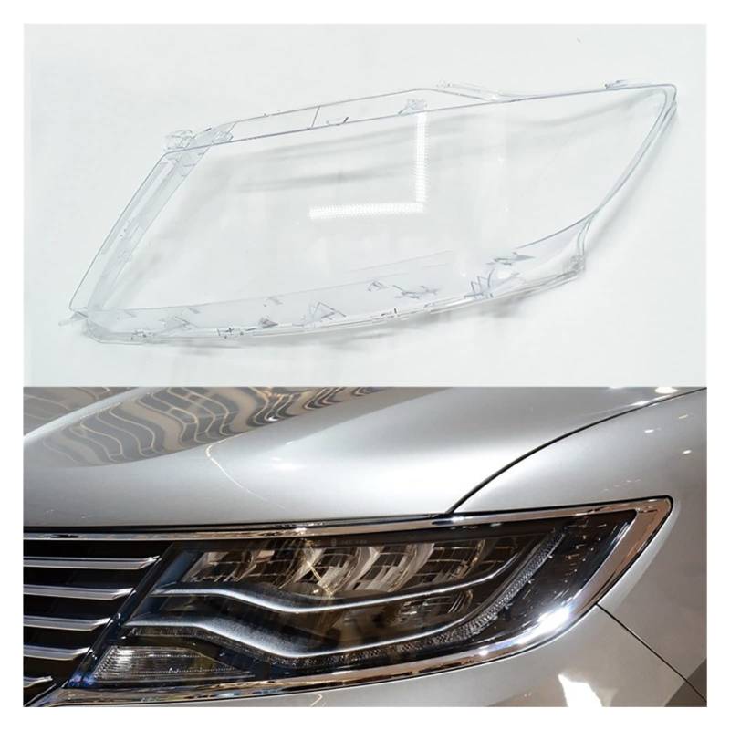 Scheinwerfer Objektiv Glas Lampenschirm Abdeckung Autoscheinwerferlinse Für Lincoln MKX 2014-2018 Lampenschirm-Shell Abdeckung (Farbe : Links) von LZLWL