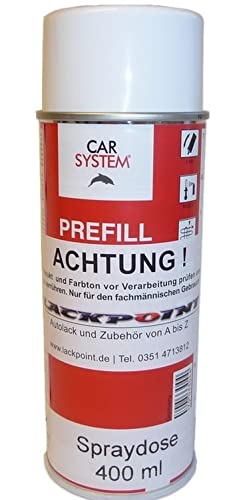 Lackpoint Spraydose 400ml 1 Komponenten Autolacklack RAL 1013 Perlweiß Glanz von Lackpoint