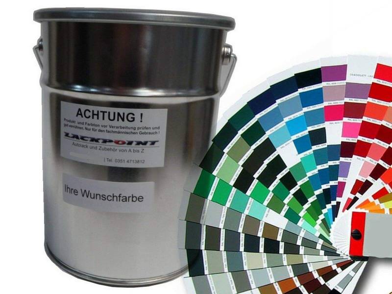 Lackpoint Spritzfertiger Autolack in Ihrer Wunschfarbe Metallic und Uni Farben (500 ml) von Lackpoint