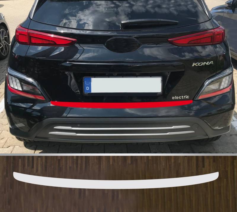 kompatibel mit Hyundai Kona ab 2020 Lackschutzfolie Ladekantenschutz Folie transparent von Lackschutzfolien-Stolze