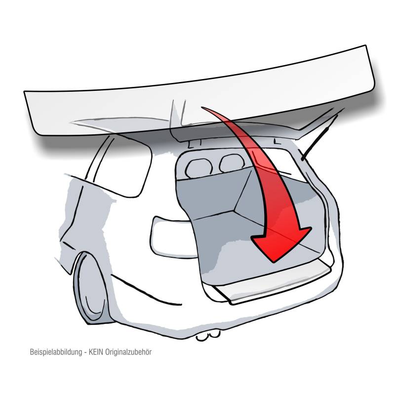 Lackschutzshop Ladekantenschutz passend für Audi A6 Avant/Kombi 4G (Typ 4G/C7 ab 2010) - TRANSPARENT von LACKSCHUTZSHOP