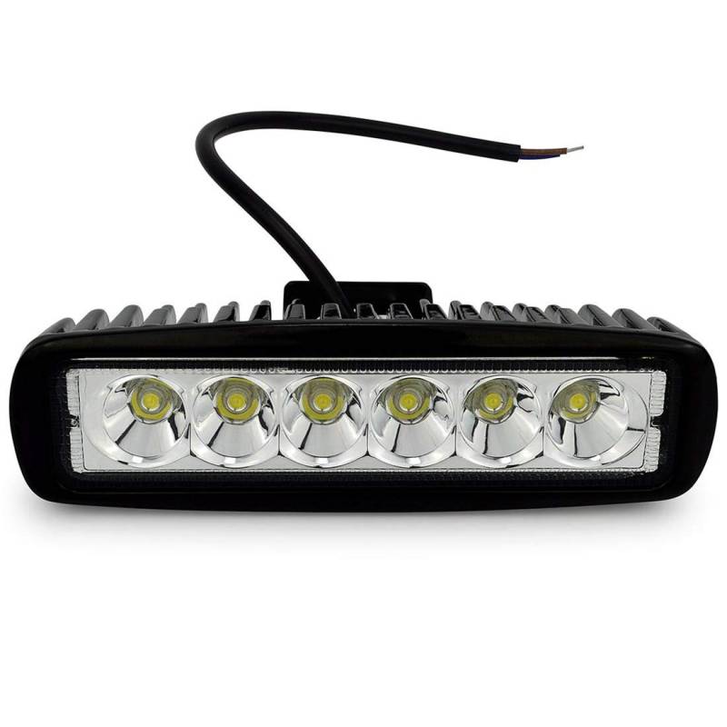 Lacyie LED Arbeitsscheinwerfer, 18W Offroad LED Scheinwerfer 12V-24V Zusatzscheinwerfer 6000K IP67 Wasserdicht Rückfahrscheinwerfer für SUV, Truck, Traktor oder schweres Gerät von Lacyie