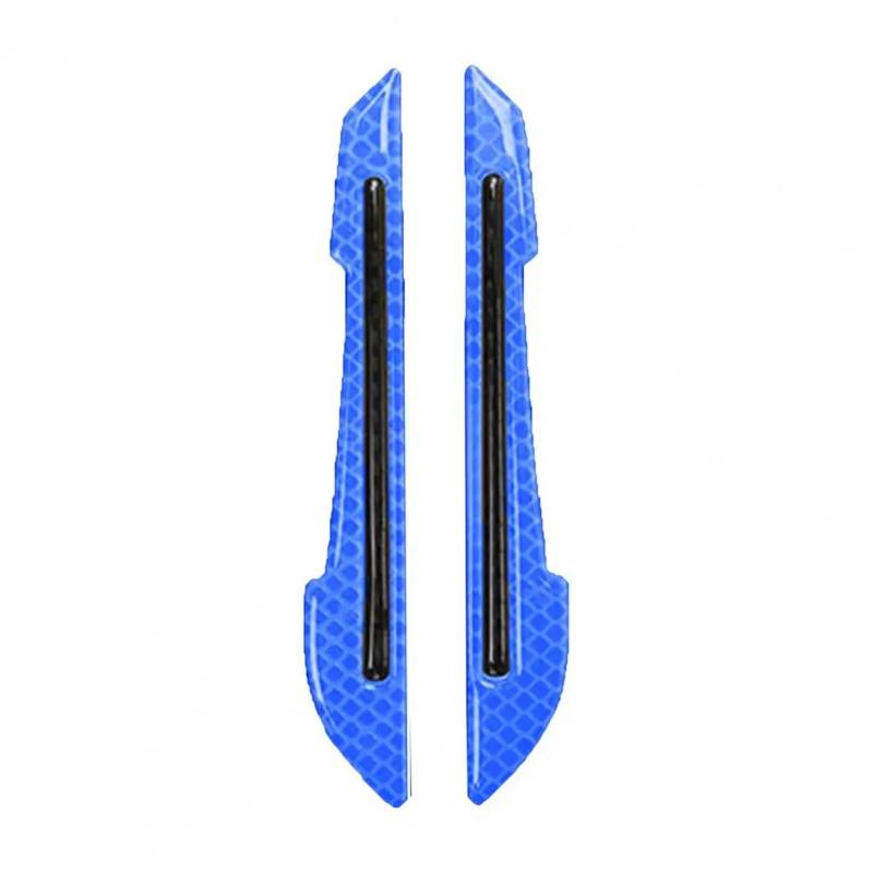 1 Paar Anti-Kollision Trim Aufkleber Seite Rückspiegel Halterung Reflektierende Auto Styling Auto Streifen Auto Zubehör(Blue) von LaiYN