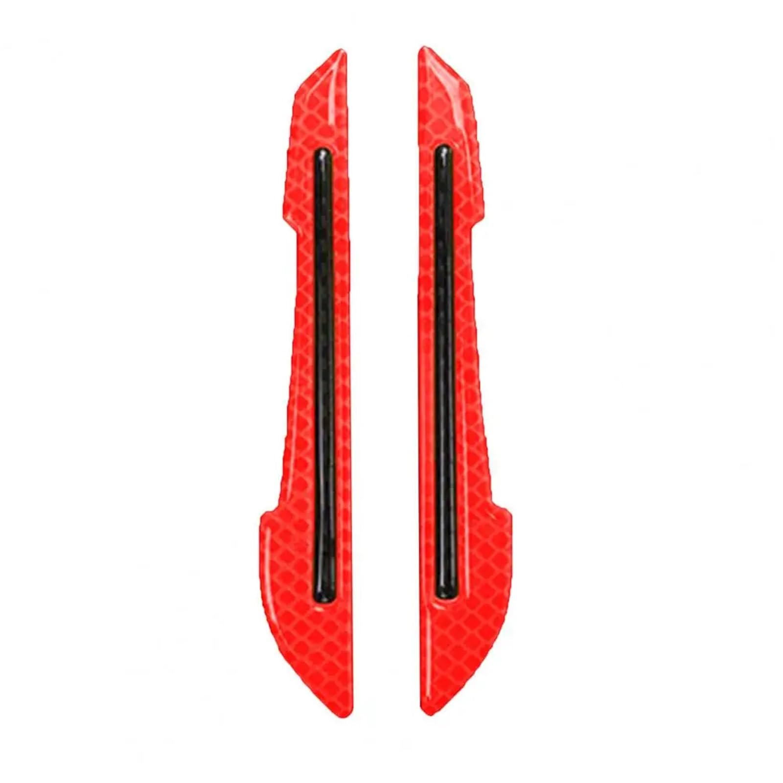 1 Paar Anti-Kollision Trim Aufkleber Seite Rückspiegel Halterung Reflektierende Auto Styling Auto Streifen Auto Zubehör(Red) von LaiYN