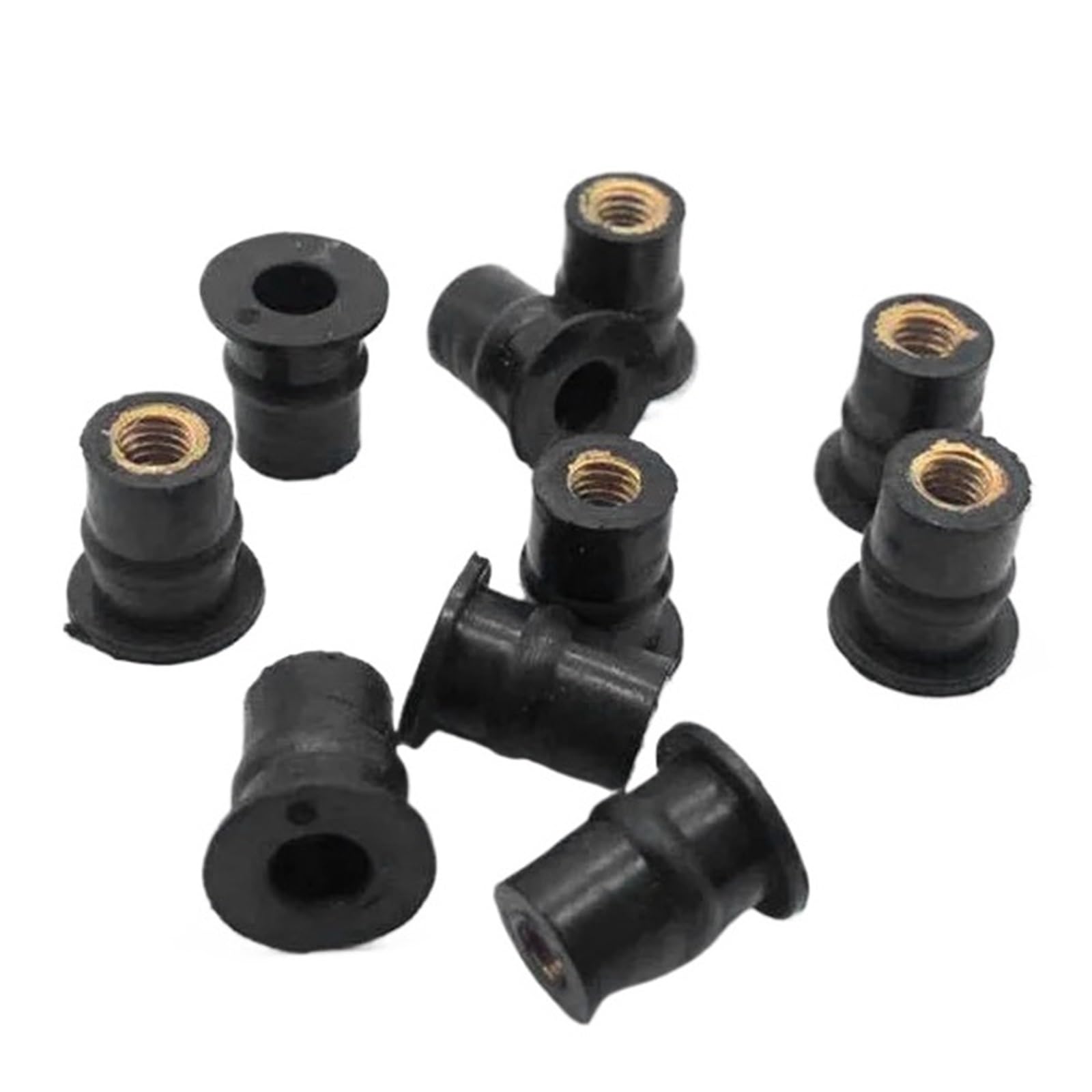 10 Stücke M5 Gummi WellNut 5mm for Windschutzscheiben Verkleidungen Kutten von LaiYN