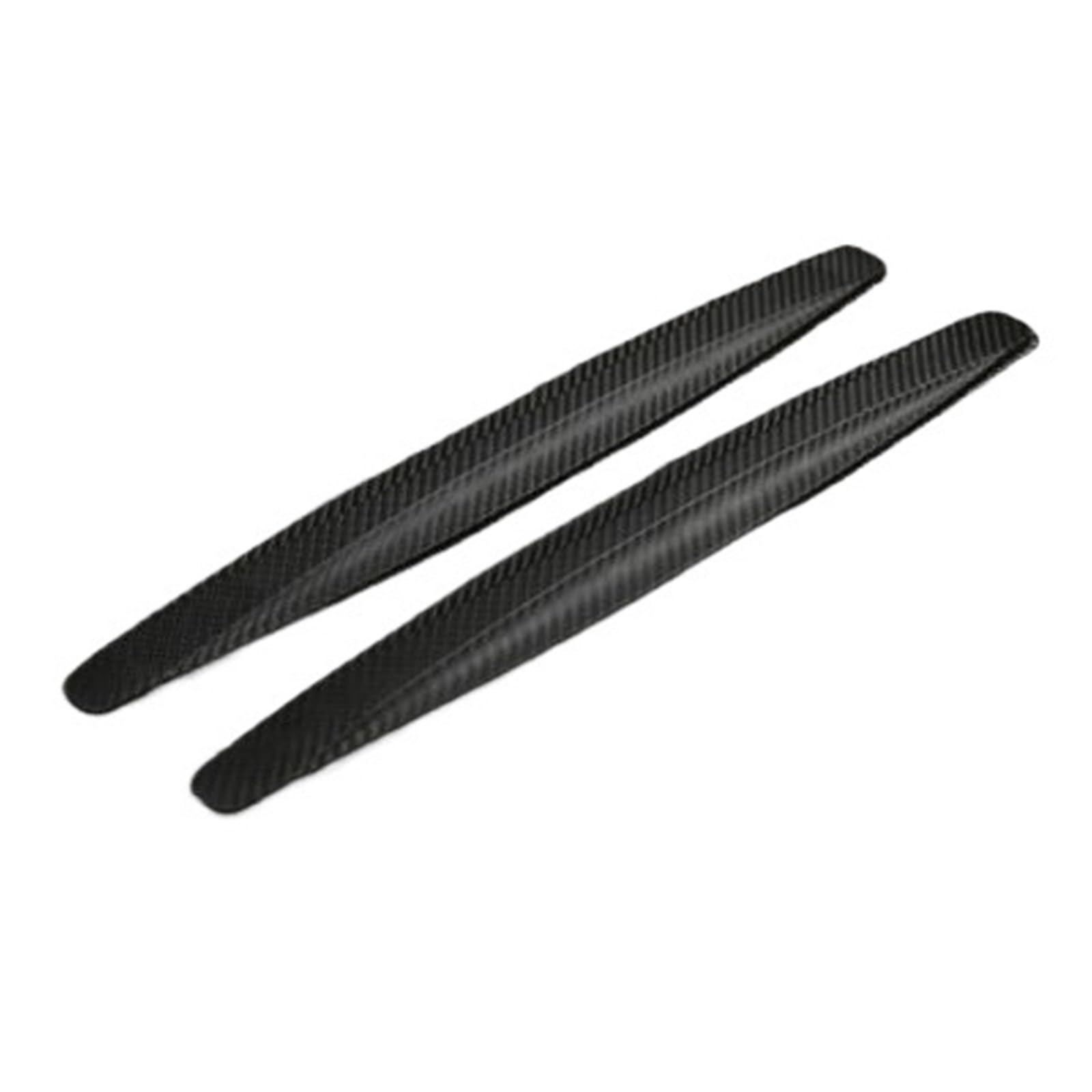 2 Stück Auto Stoßstangenschutz Streifen Antikollision Schutzstreifen Vorne Hinten Kratzschutz Crash Blade Autozubehör For Auto(Black) von LaiYN