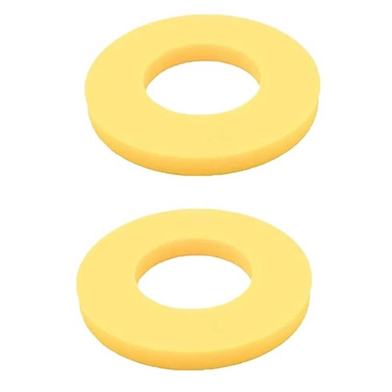 2 Stücke Auto Gummi Buchse Dämpfer Vordere Strebe Top Mount Turm Suspension Lenkung Schock-Absorbieren Lager Scheibe Schalldämpfer Pad(Yellow) von LaiYN