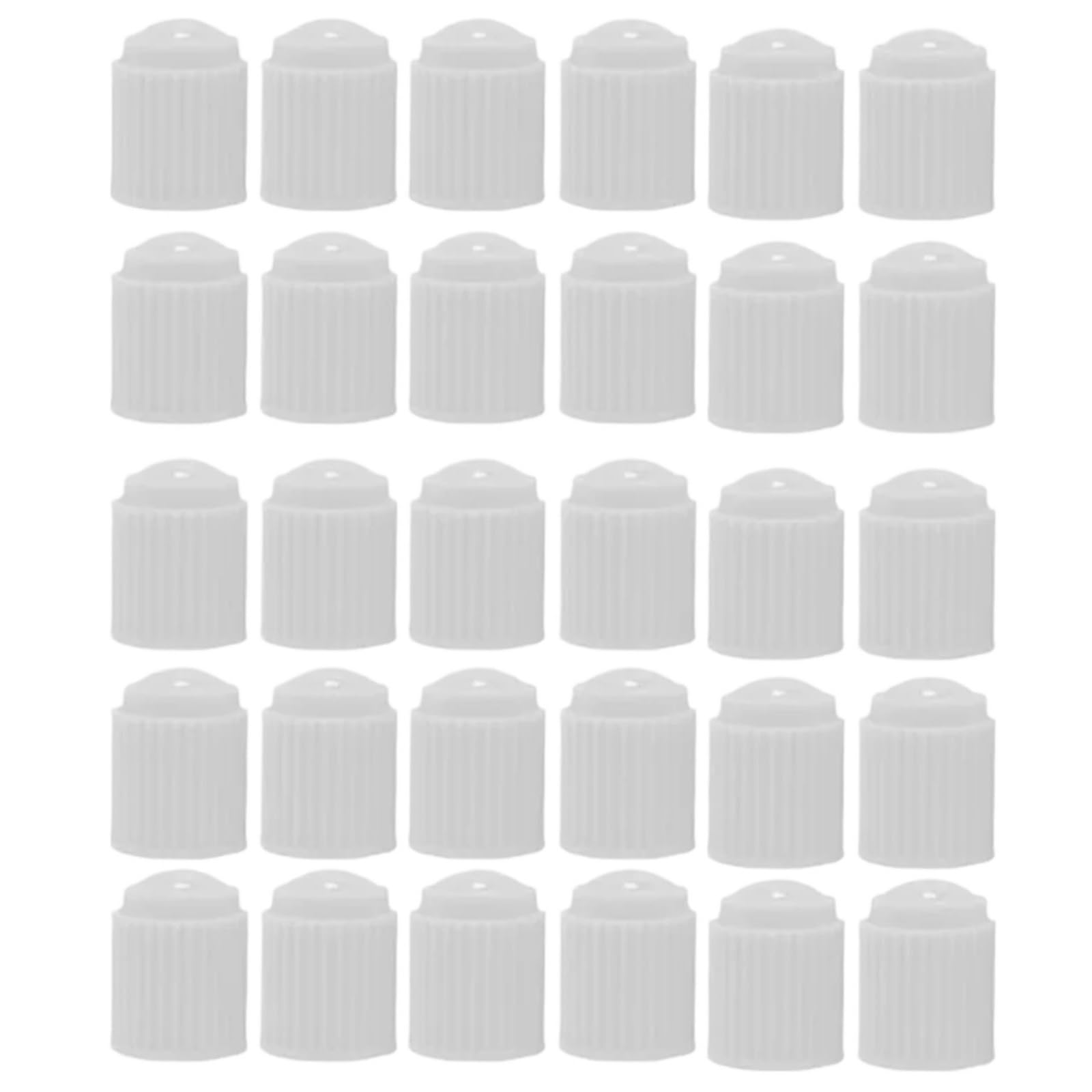 30PCS Reifen Ventile ABS Kunststoff Automobil Fahrrad Reifen Ventil Kappe Staub Kappe Rad Reifen Ventil Stem Caps Abdeckungen Staub Ventil for Auto(White 30PCS) von LaiYN