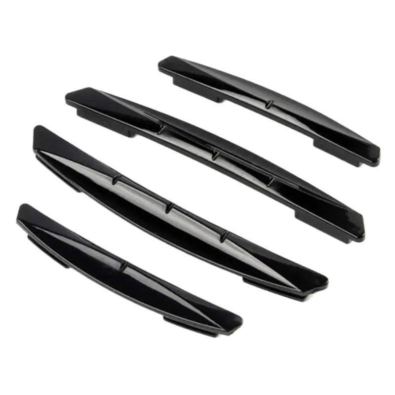 4Pcs Auto Aufkleber Tür Rand Guards Trim Molding Schutz Streifen Scratch Protector Auto Crash Barrieren Tür Schutz Kollision(Black) von LaiYN