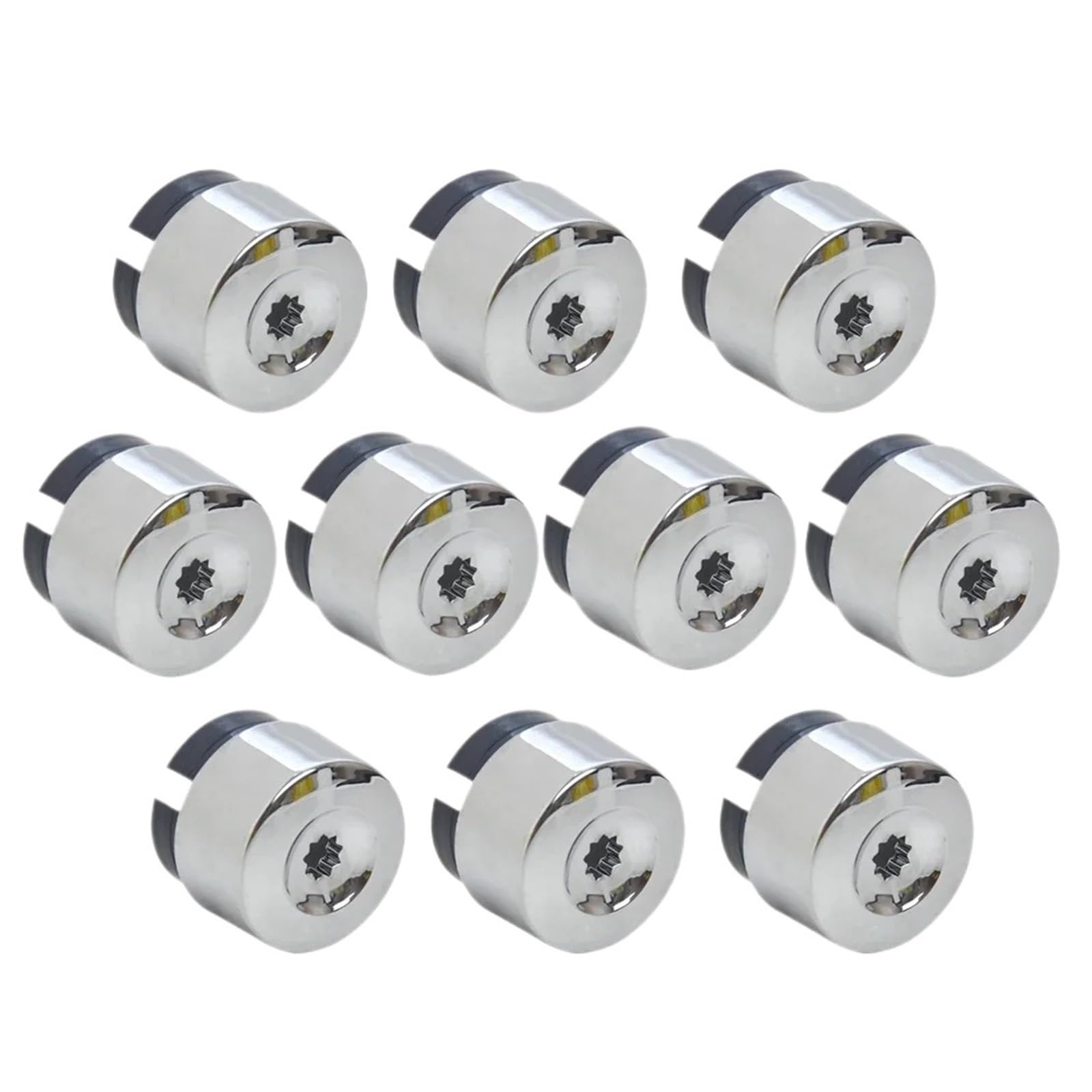 Chrom 10Pcs Auto Radschraube Mutter Kappe Abdeckung7l6 601 173a 2zz von LaiYN