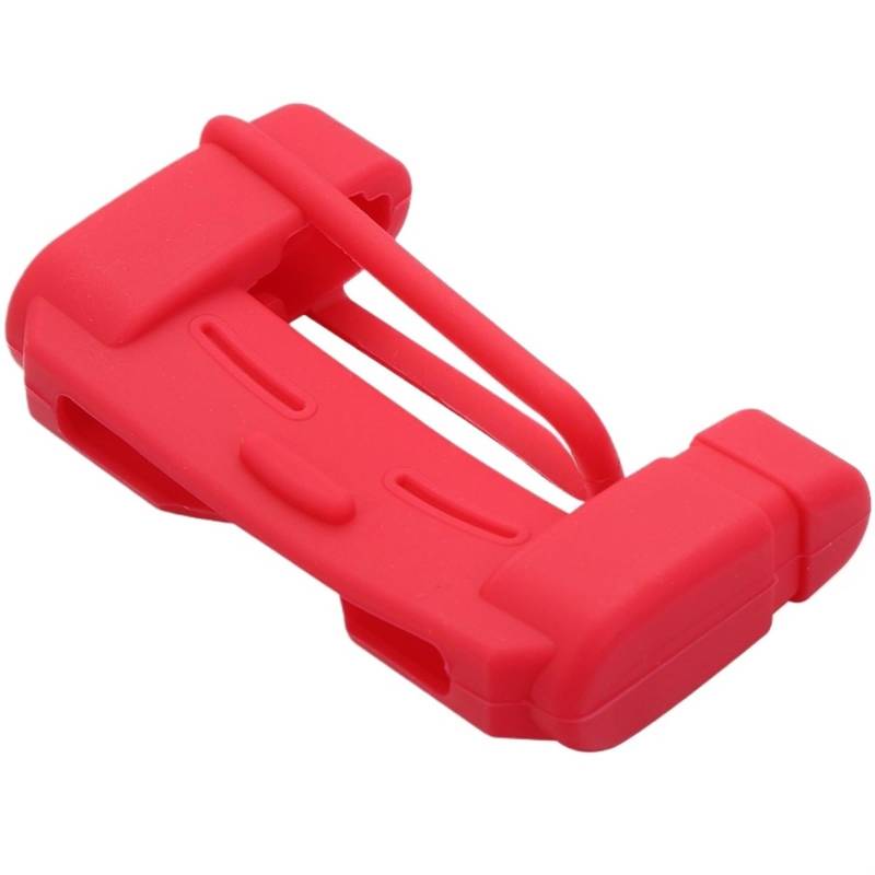 Geeignet for Den Einsatz Im Auto, Sicherheitsgurt-Schnalle, Clip, Silikon-Schutzhülle, Innenknopf-Hülle, Kratzfeste Abdeckung, Sicherheitszubehör(Red) von LaiYN