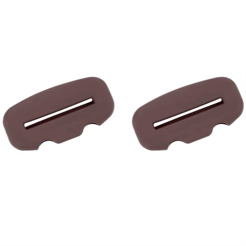 Silikon-Autosicherheitsgurtschnalle, Kompatibel Mit G30 G20 F30 F10, Kompatibel Mit X1X2X3X4X5X6X7, Kratzfester Auto-Sicherheitsgurtclip, Schutzzubehör(Brown) von LaiYN