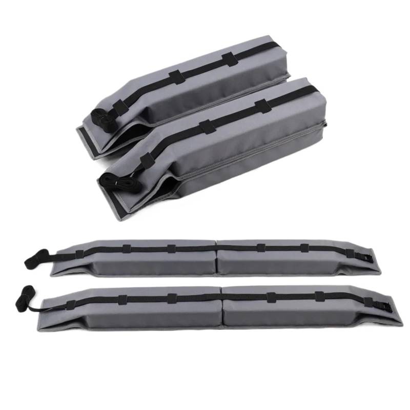 Weiche Dachträger, Faltbar, Tragbar, Auto-Dachträger, Oxford Und PVC, Outdoor-Dachträger, Camping-Zubehör(Dark Grey) von LaiYN