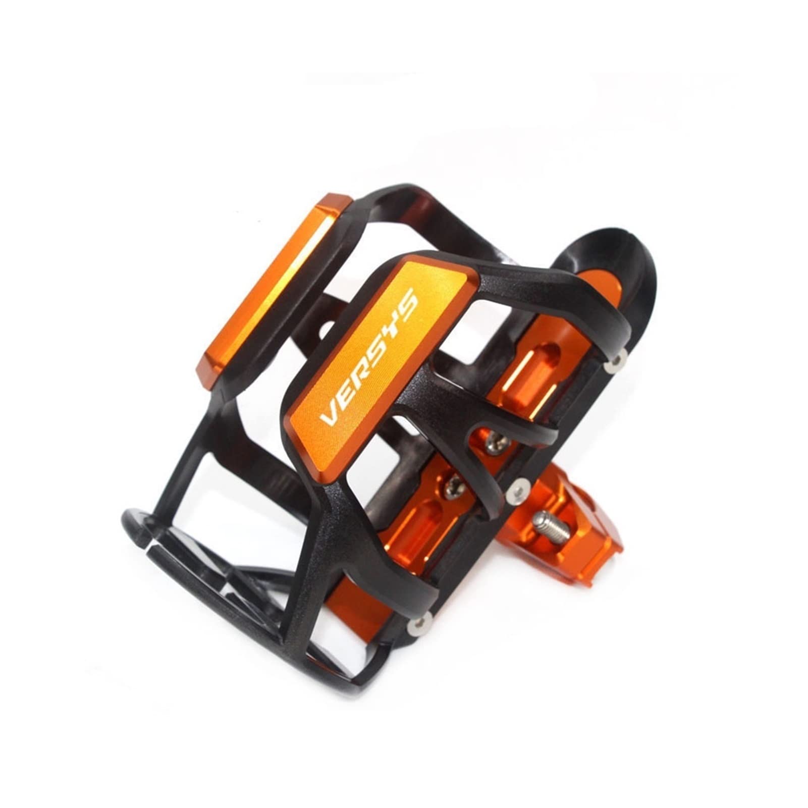 DT125 Motorrad CNC Getränke Wasserflasche Getränkehalter Halterung for YAMAH-&A DT125 DT200 DT230 DT125R/RR/RC/RL/LC Getränkehalter(Orange) von Laiteanqi