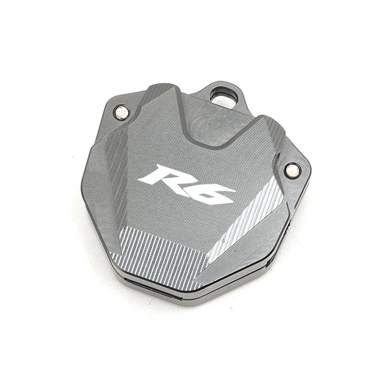 Laiteanqi 2023 Motorrad CNC Schlüssel Abdeckung Kappe Schlüssel Fall Shell Fit for Ya*ma&ha YZF R6 YZF-R6 YZFR6 1999-2020 Zubehör Schlüsselhülle Schale(Grey) von Laiteanqi