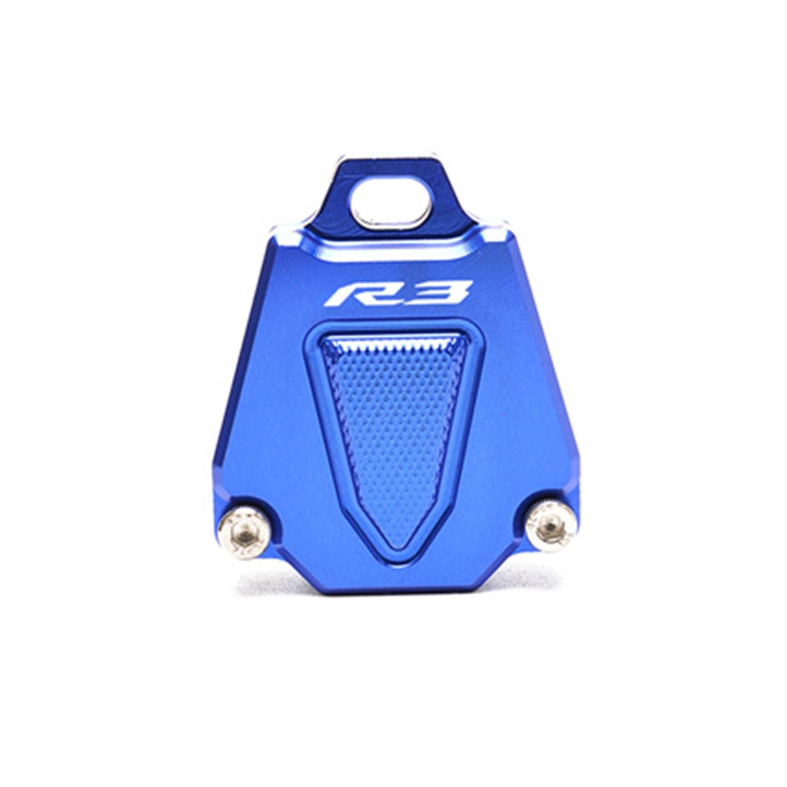 Laiteanqi CNC Schlüsselhülle Hülle & Stickerei Abzeichen Schlüsselanhänger for Ya*ma&ha YZF-R3 YZFR3 R3 2015-2022 Motorradzubehör Schlüsselhülle Schale(Blu) von Laiteanqi