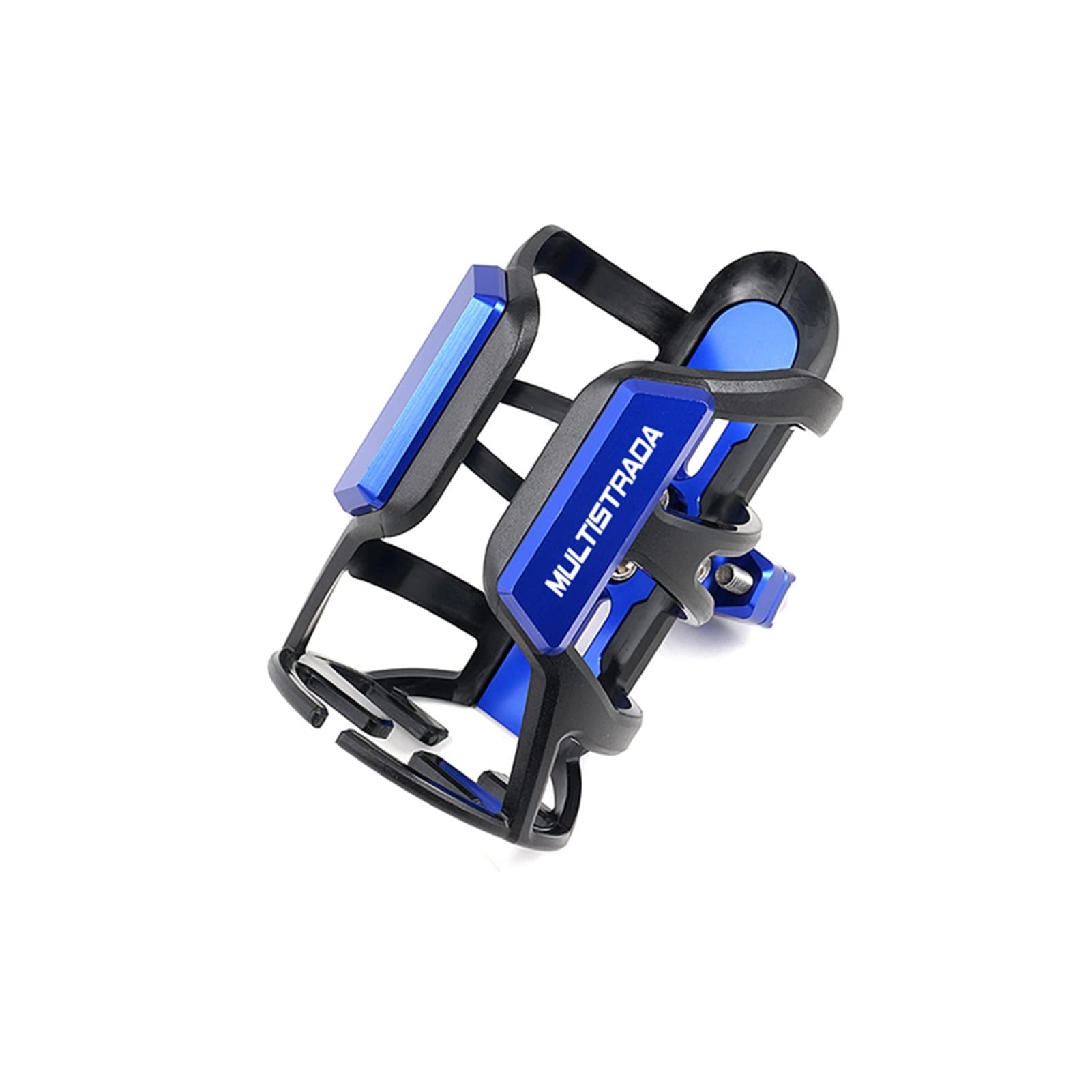 Laiteanqi Flaschenhalter for Du&ca*ti MULTISTRADA 1200/1260/S/ST 2010-2021 2020 2019 Motorradzubehör CNC-Aluminium-Wasserflaschenhalter Getränkehalter(Blu) von Laiteanqi