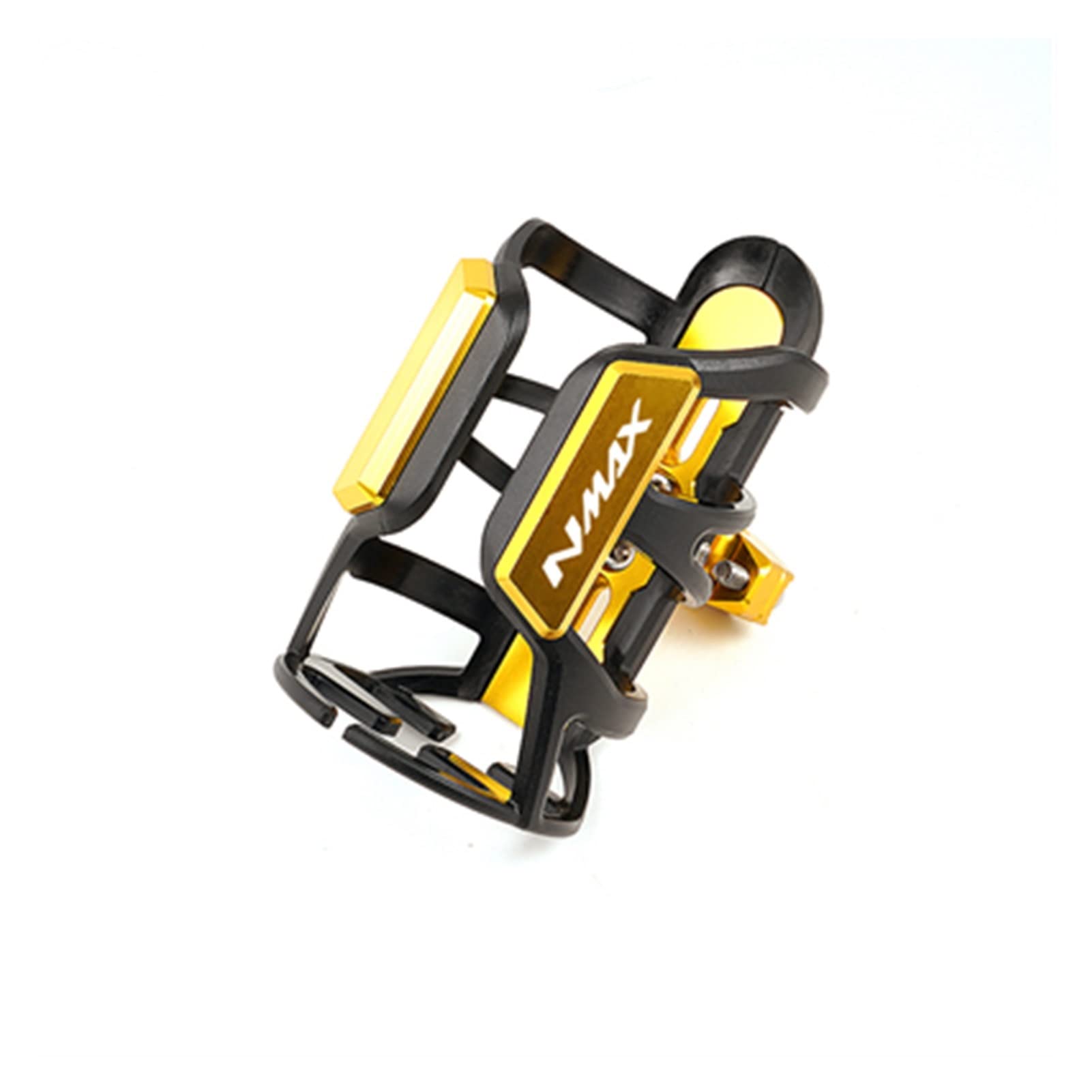 Laiteanqi Flaschenhalter for Ya*ma&ha NMAX155 NMAX125 NMAX 125 155 2015-2022 Motorradzubehör Aluminium Flaschenhalter Getränkehalter(Gold) von Laiteanqi