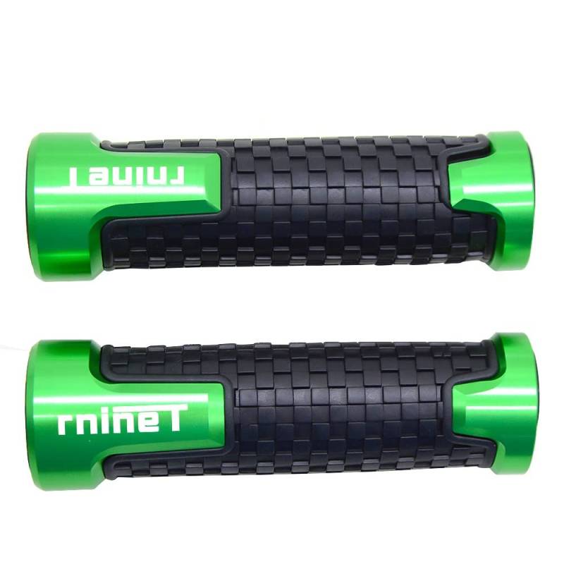 Laiteanqi Geeignet for B M W R Nine Ton 2014-2016 2015 Rninet 7/8 "22 Mm Motorrad-allzweck-Aluminium-Rutschfester Gummi-lenkergriff Griffleiste Griffe(Green) von Laiteanqi