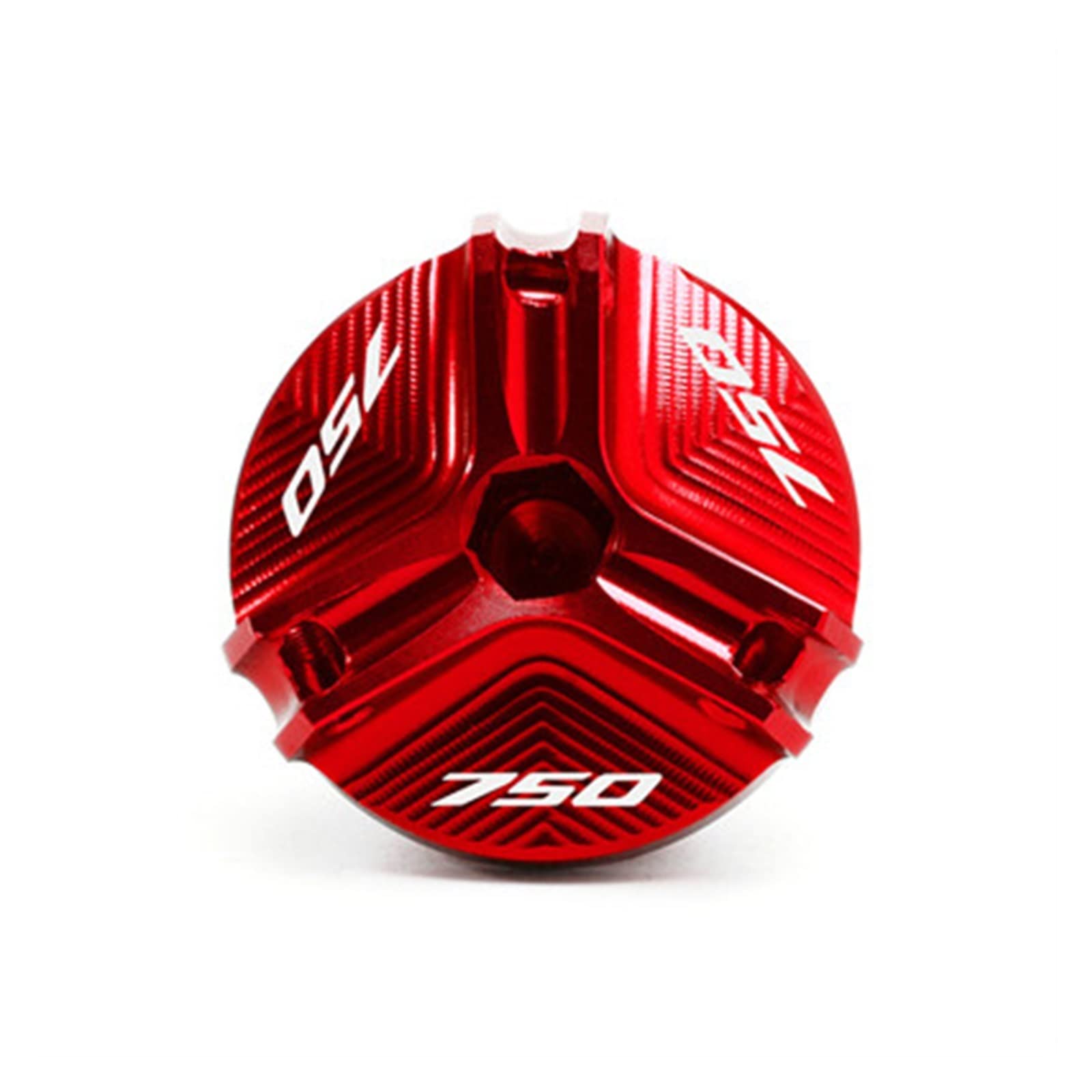 Laiteanqi Motorradmotoren Für Hon&d*a Forza 750 FORZA750 2020 2021 2022 Motorrad Zubehör M20*2.5 Tank Füller Schraube Stecker Motor Öl Füller Kappe Abdeckung(Rosso) von Laiteanqi