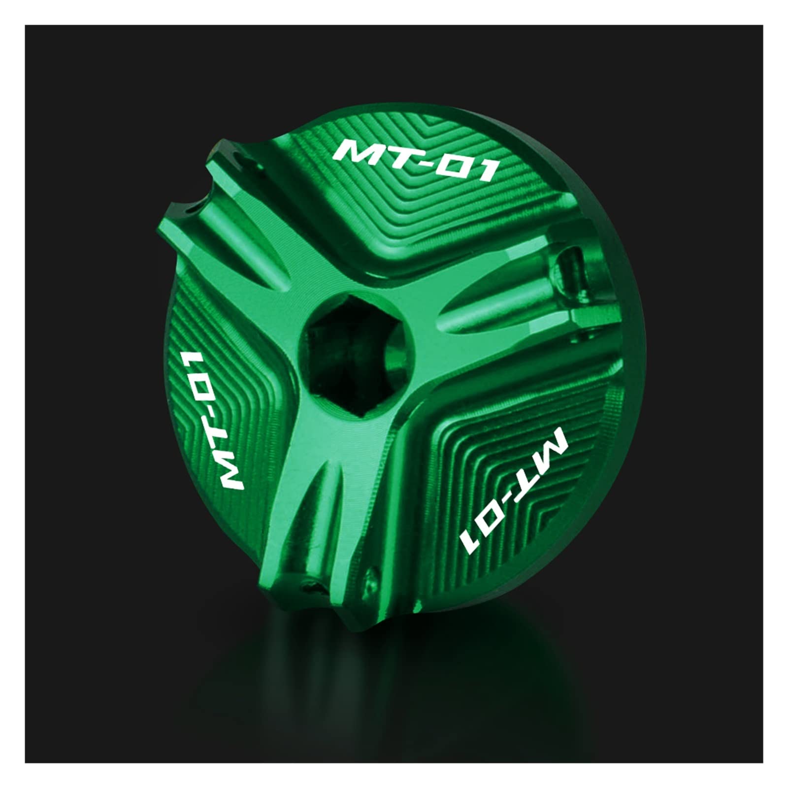 Laiteanqi Motorradmotoren Für Ya*ma&ha MT-01 MT01 2005-2011 2010 2008 CNC Aluminium Zubehör Motorrad Motor Öl Kappe Schraube Füller Abdeckung(Green) von Laiteanqi