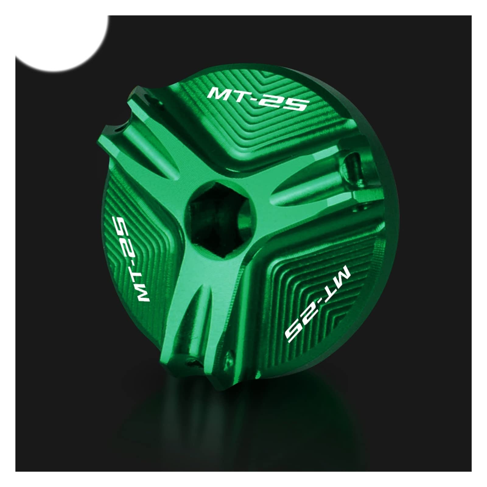 Laiteanqi Motorradmotoren Für Ya*ma&ha MT-25 MT25 Mt 25 2016-2019 2018 CNC Aluminium Zubehör Motorrad Motor Öl Kappe Schrauben Füller Abdeckung(Green) von Laiteanqi