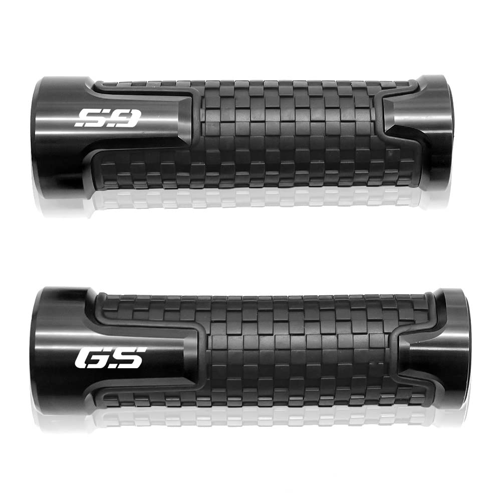 Laiteanqi for B M W G650gs/f650gs/f700gs/f800gs/r1200gs Adventure Lc Universal 7/8" 22mm Motorrad Rutschfester Lenkergriff Griffleiste Griffe(Nero) von Laiteanqi