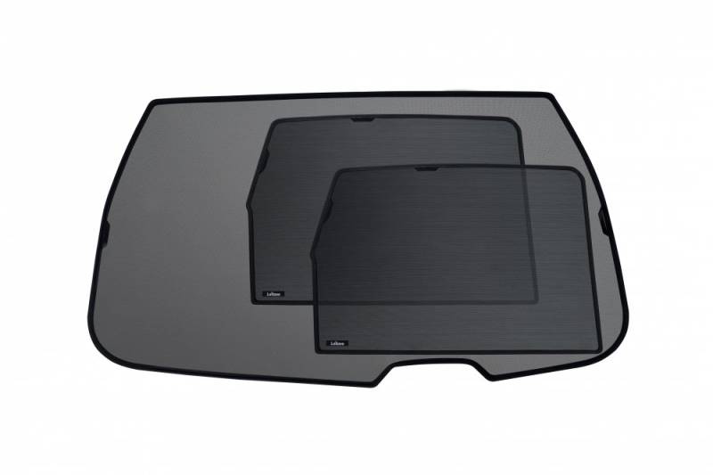 Honda Accord 7 Sedan 4 (2002 - 2008) Sonnenschutz für die hinteren Fenster mit Heckscheibe der neusten Generation passgenau in polymerbeschichteten Spezialgewebe. Dunkle Ausführung für hinten mit 15% Lichtdurchlassigkeit. Sekundenschneller Ein-und Ausbau von Laitovo