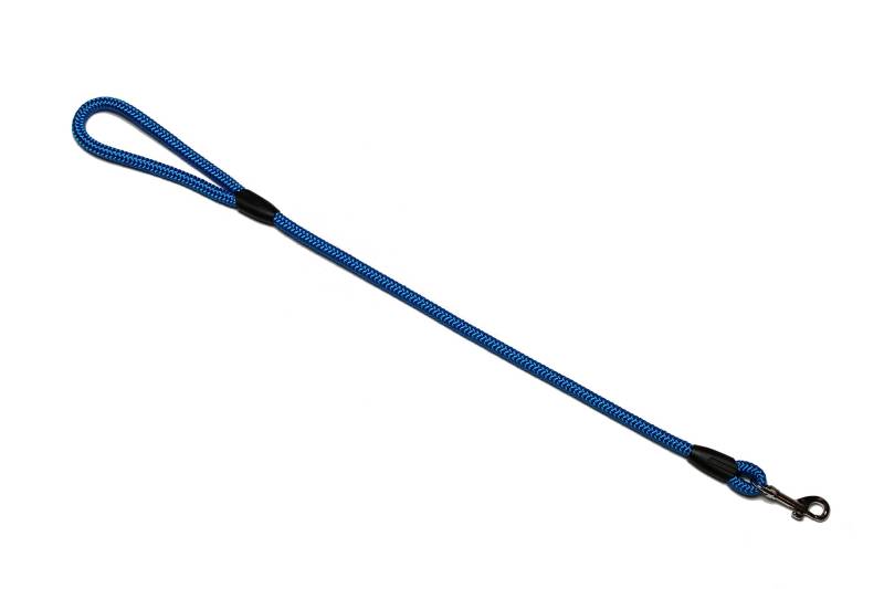 Führleine - Seilleine mit Handschlaufe Basic Ø10mm, 27 Farben, 7 Längen (0,70 m, blau) von Lallebroe