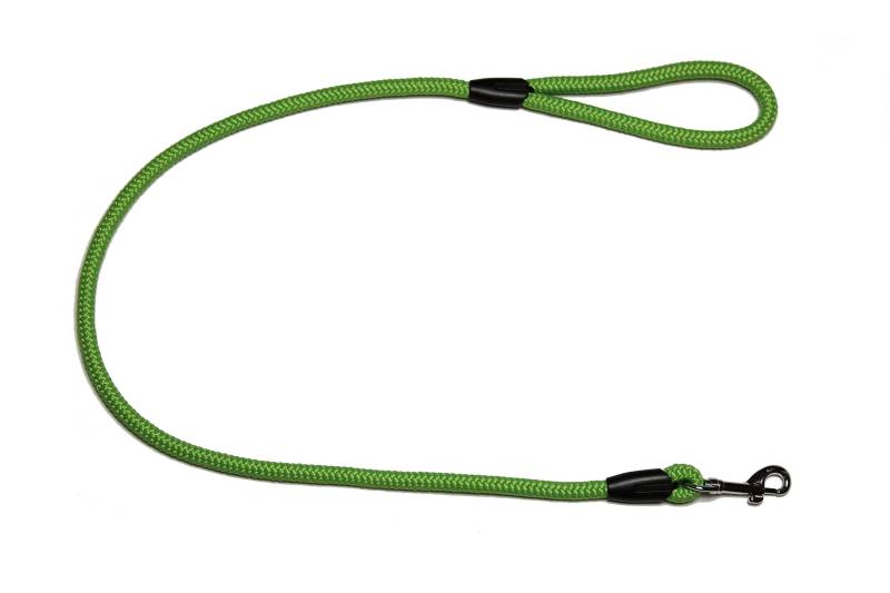 Führleine - Seilleine mit Handschlaufe Basic Ø10mm, 27 Farben, 7 Längen (1,00 m, Kiwi) von Lallebroe