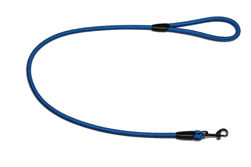 Führleine - Seilleine mit Handschlaufe Basic Ø10mm, 27 Farben, 7 Längen (1,00 m, blau) von Lallebroe