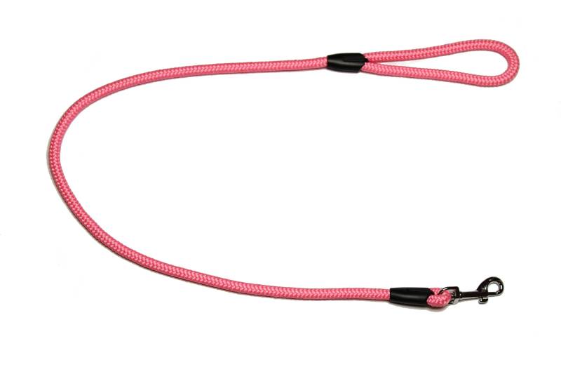 Führleine - Seilleine mit Handschlaufe Basic Ø10mm, 27 Farben, 7 Längen (1,00 m, rosa) von Lallebroe