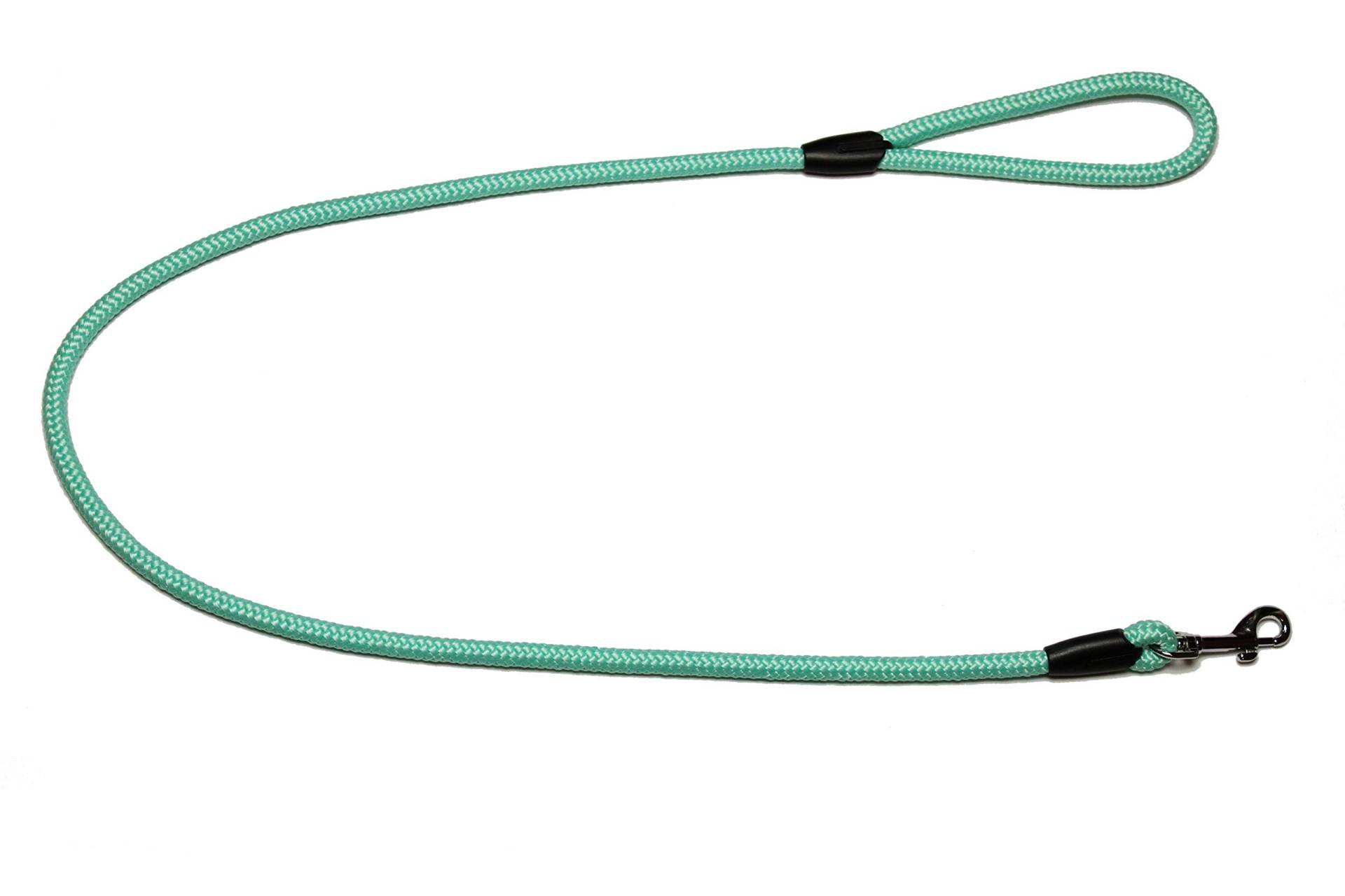 Führleine - Seilleine mit Handschlaufe Basic Ø10mm, 27 Farben, 7 Längen (1,20 m, Mint) von Lallebroe