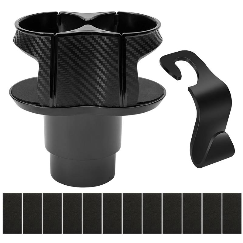 Auto Getränkehalter, 2 in 1 Verstellbarer Doppel-Trinkflaschenhalter Auto Getränkehalter Expander Adapter Auto Mittelkonsole Dual Cup Holder Expander Universal Getränkehalter von Lam-lord