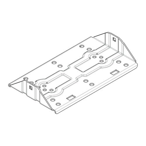 Armstützplatte grau für N50110 für Silenzio-Stangen von Lampa