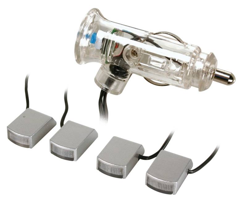 Lampa 70447 Set mit 4 bunten LED-Projektoren, 12 V, Blau, 4 Stück von Lampa