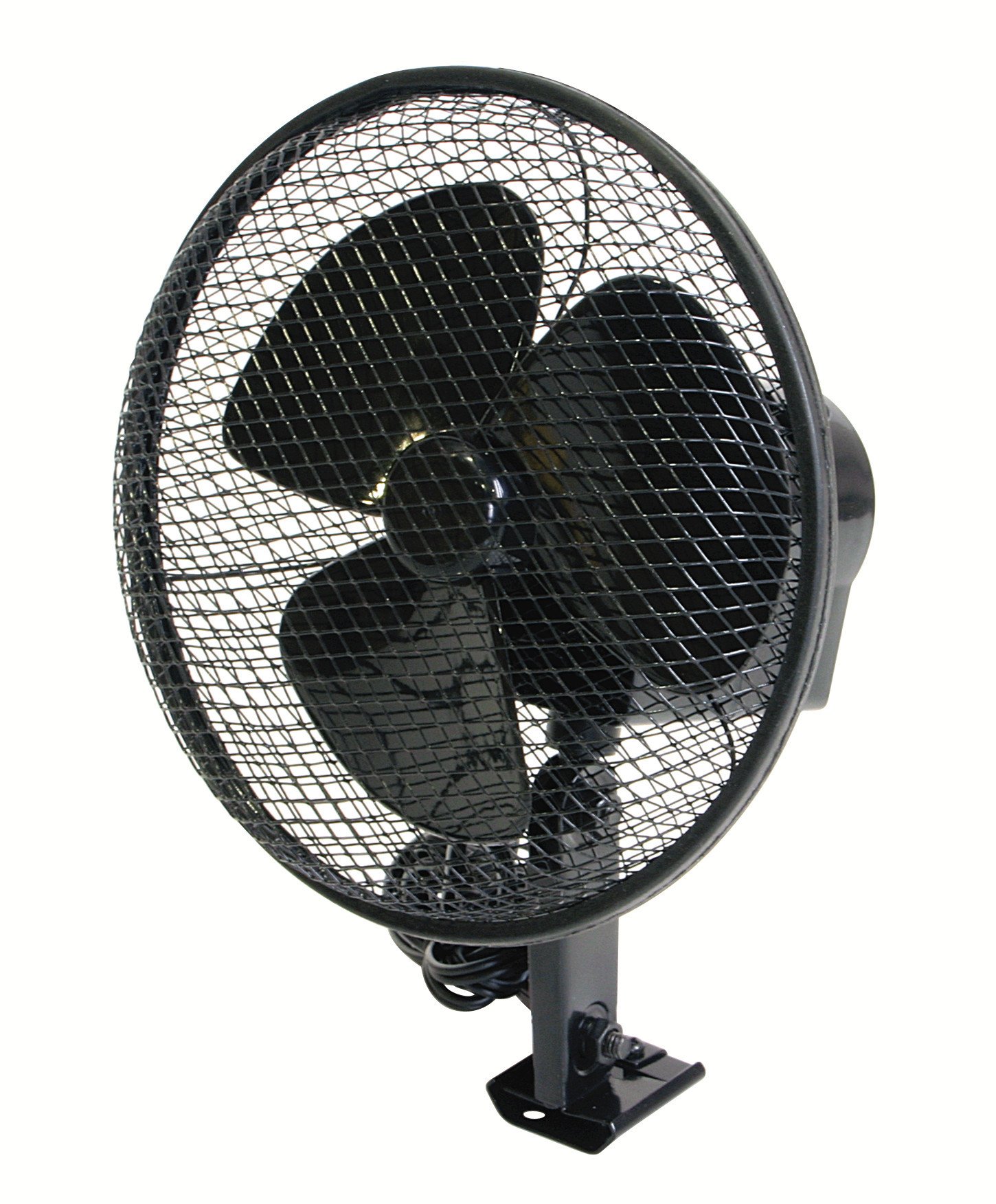 Lampa 73101 Ventilator 'Jumbo', 12V, oszillierend, 15 cm Durchmesser, Schwarz (Schwarz) von Lampa