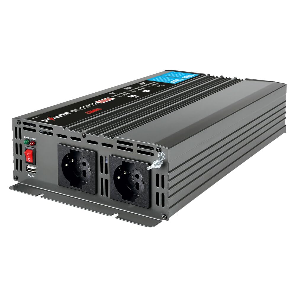 Lampa 97071 Power Inverter 3000 W24->220 V Lichtstrom 6000 W Rohs von Lampa