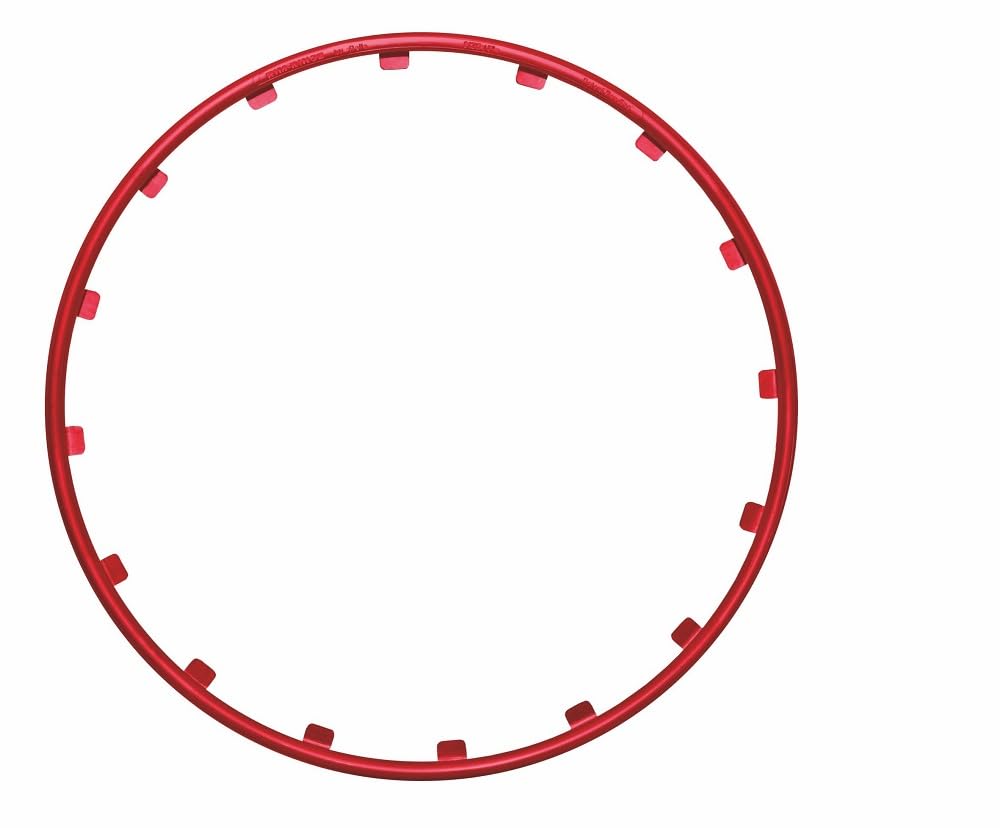 Rim Rimgz 63253 Alu-Felgenschutz 18 Zoll, Rot, 4-Teilig, Anzahl 4 von Lampa