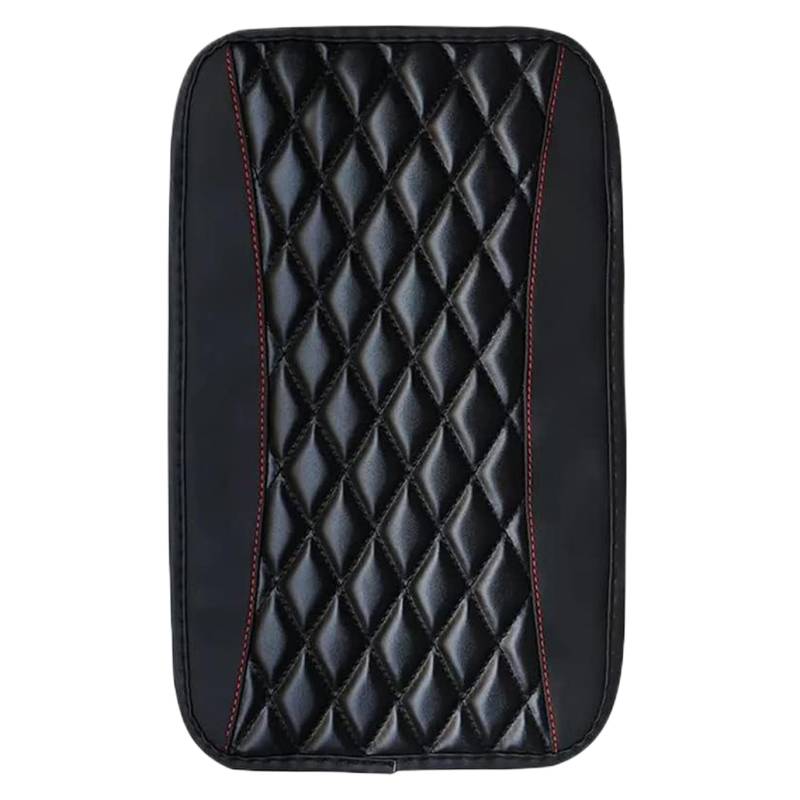 Auto Arm Rast Cover Pad PU Leder Auto Arm Ruhehne Pad Nicht-rutsches Armlehnenabdeckungskomfort Comfort Center Konsole Abdeckung Universal Pad Protektor für SUV-Fahrzeug von Lamppdcor