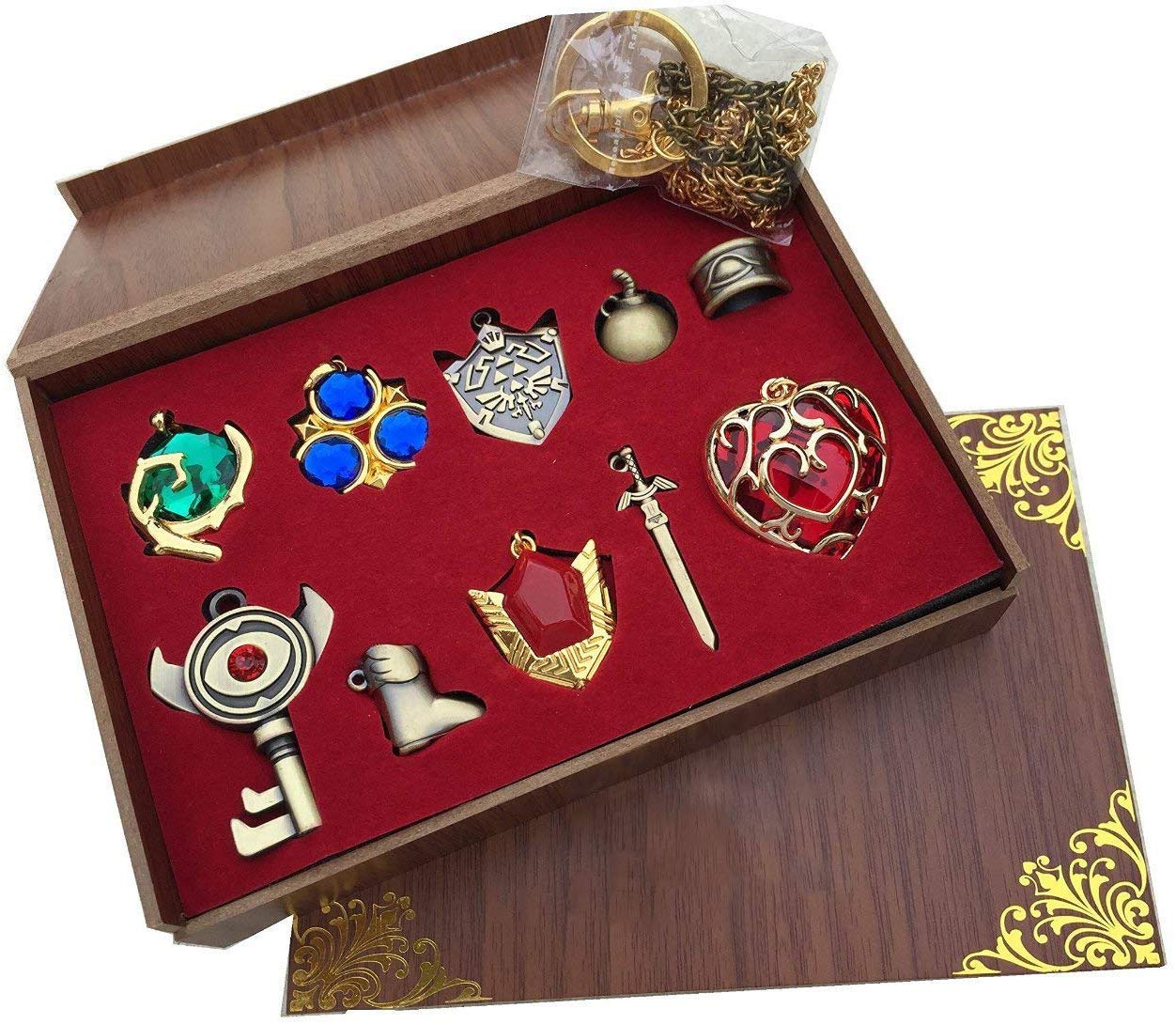 The Legend of Zelda Schlüsselanhänger mit Halskette und Anhänger von LanRui