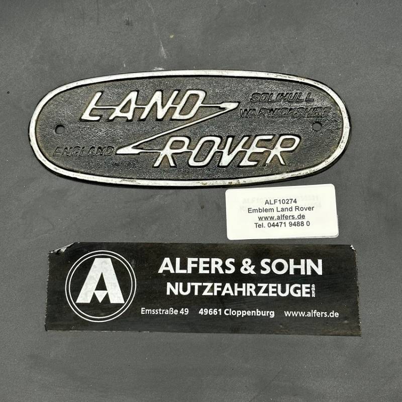 Land Rover Emblem, Alu von Land Rover