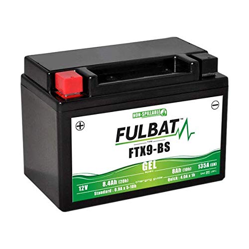 Fulbat Motorrad Batterie FTX9-BS / YTX9-BS / BTX9-12V / 8Ah von Landport