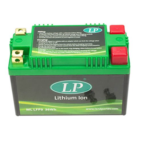 Landport ML LFP9 Lithium-Ionen Batterie, Schwarz (Preis inkl. EUR 7,50 Pfand) von Landport