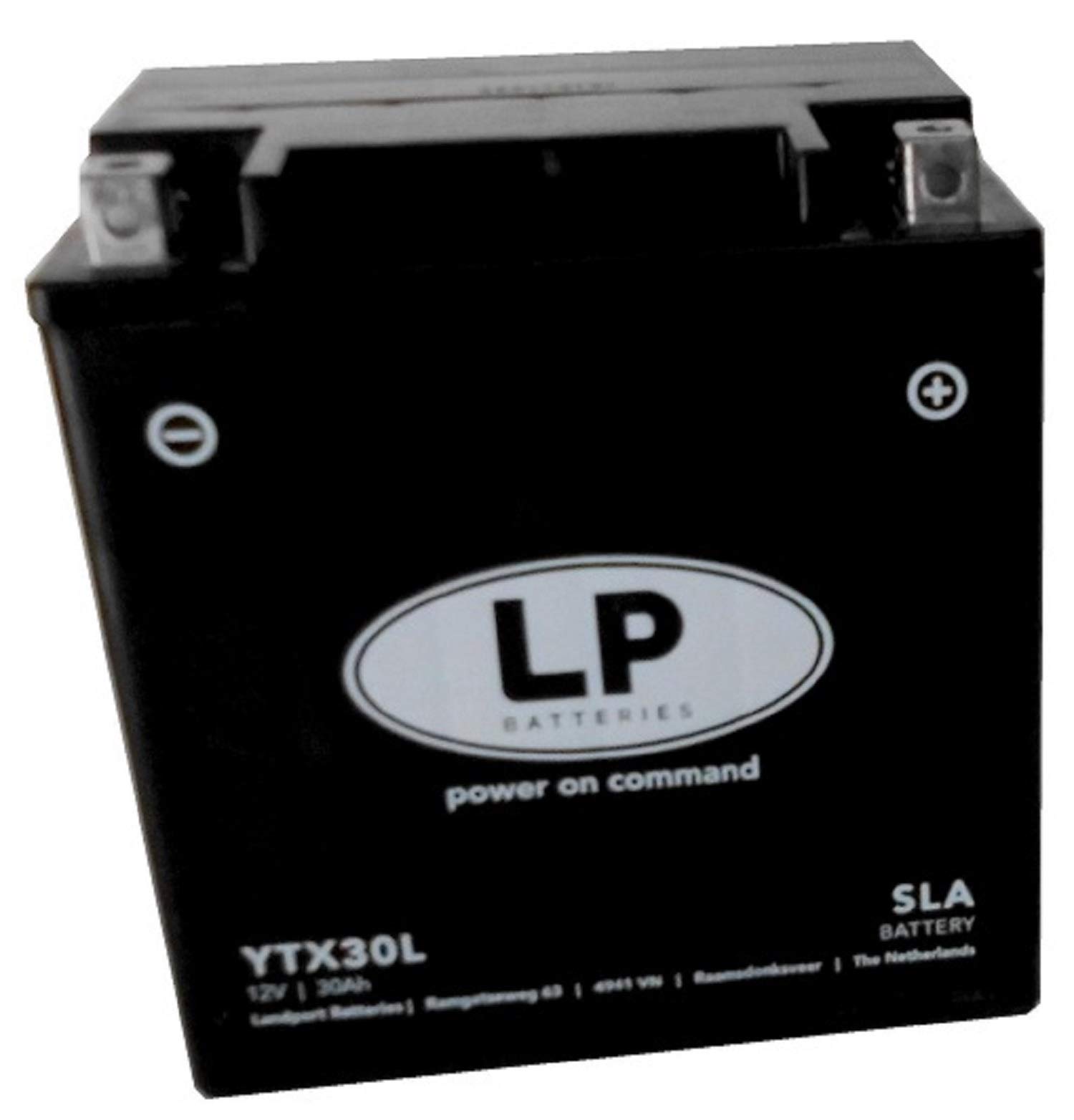 Landport Motorrad u. Quad/ATV Batterie SLA YTX30L 12V 30A CCA 385A DIN83000 von Landport