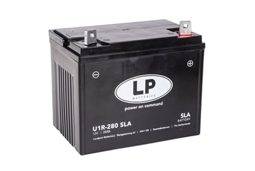 U1R-280 SLA-AGM Technologie Rasenmäherbatterie 12V/24Ah280A absolut wartungsfrei von LZBBD