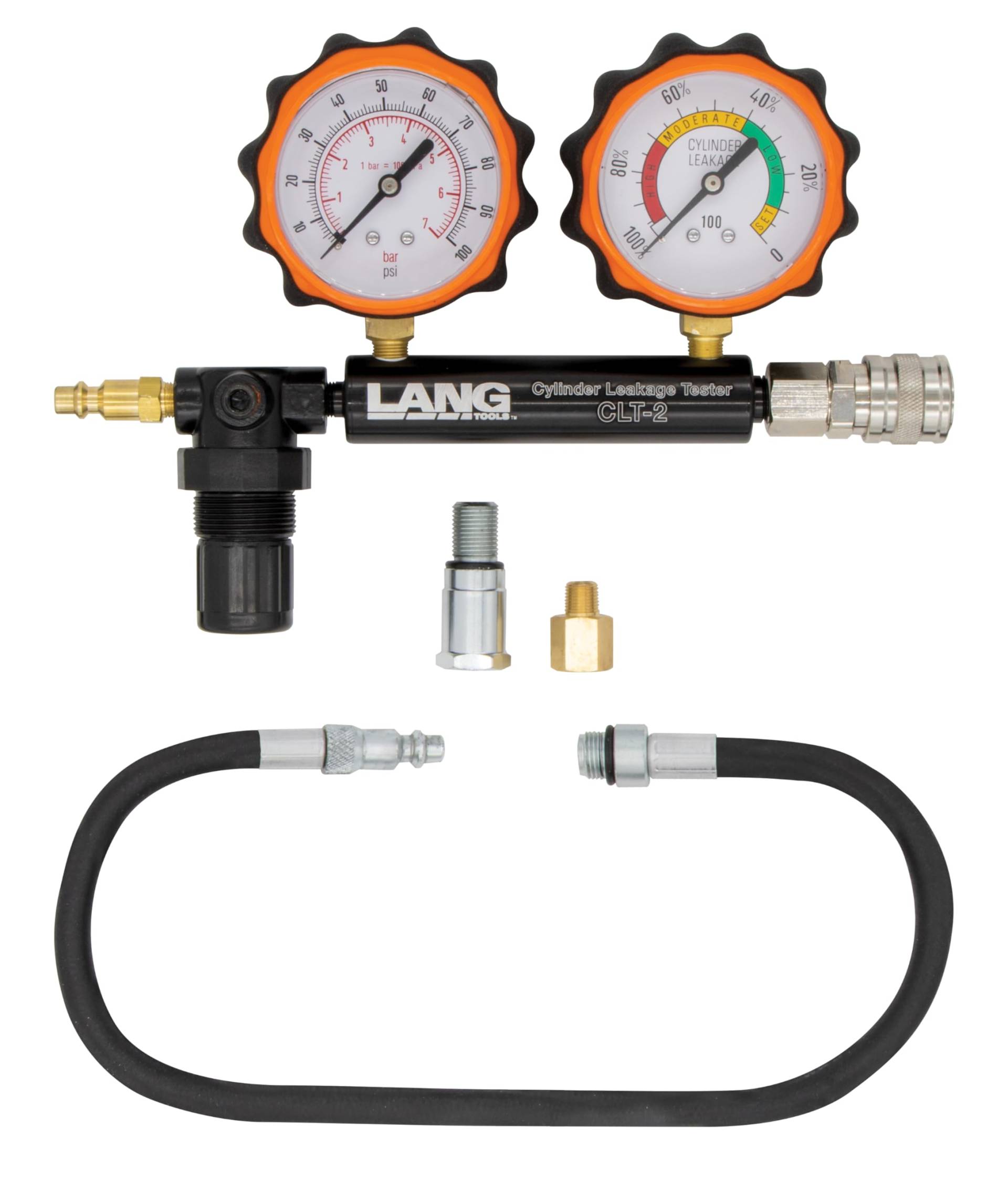 Lang Tools CLT-2 100 PSI Zylinder Leckage Tester mit 2 Gauges von Lang Tools