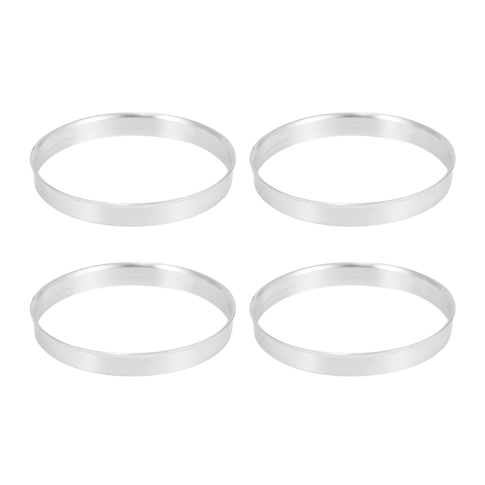 Lanko 4 X Universal Aluminium Nabe Zentrisch Ring Spurverbreiterung Set 74.1mm O/D 72.6mm I/D von Lanko