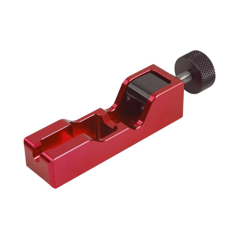 Larcele Zündkerzenabstandswerkzeug, Universal-Zündkerzen-Gapper für 10 mm 12 mm 14 mm 16 mm Zündkerzen HHS-01 (Rot) von Larcele